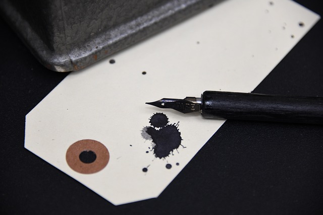 calligraphy tools ink nib paper studio